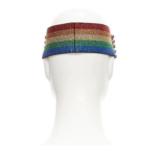 gucci rainbow collection|Gucci rainbow headband.